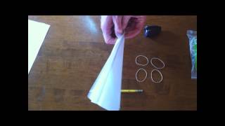 Make A Rubber Band Launched Paper Airplane [upl. by Velasco807]