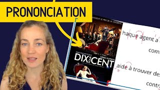 Exercice de prononciation avec des séries françaises  Dix pour cent Call My Agent extrait 2 [upl. by Atinus]