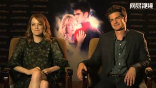 Andrew Garfield and Emma Stone China Interview 1 [upl. by Leiba525]