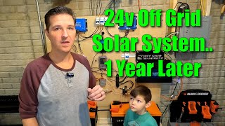 24v Solar Powered System One Year Later [upl. by Glaser198]