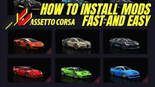 NEW 2024 Assetto Corsa Mod Install Guide  Content Manager CSP SolPure Tracks Cars amp More [upl. by Inigo]