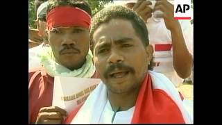 EAST TIMOR CAMPAIGN FOR REFERENDUM STARTED [upl. by Swayne768]