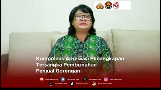 Kompolnas Apresiasi Penangkapan Tersangka Pembunuhan Penjual Gorengan [upl. by Shauna]