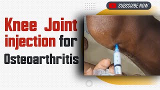 knee joint injection  steroid injection in knee joint for OA [upl. by Benildas]