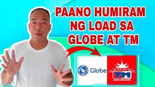 PAANO MAKAHIRAM NG LOAD SA GLOBE AT TM  OLIVER TV 82 [upl. by Aielam]