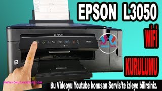 Epson Wifi kurulumu WPS ile Daha Hızlı Epson L3050 Bölüm 580 4K İZLE [upl. by Brittnee415]