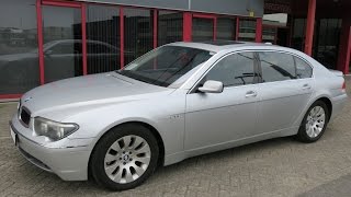 750219 BMW 760LI LONG E66 LIMOUSINE 60L V12 445HP 042004 SILVER 48462KM LHD [upl. by Hadihahs]