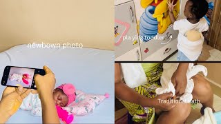 DIY newborn photoshoot Newborn traditional bath traditional recovery bath parentingnewborn [upl. by Gerita]