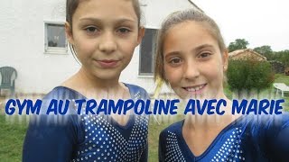 Gymnastique au trampoline avec Marie  💘✨ [upl. by Odlanir]