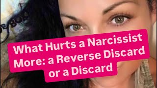 What Hurts a Narcissist More a Reverse Discard or a Discard  narcissists [upl. by Island412]