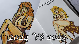 My Arts 2023Vs2024💖 [upl. by Gokey784]