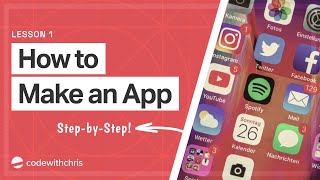 How to Make an App for Beginners 2020  Lesson 1 [upl. by Fosdick]