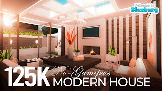 Cozy Modern House  NoGamepass  Welcome to Bloxburg [upl. by Nellie]