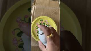 Varnishing the wall plate for protecting it from dust homedecorideas wallplate homedecoration [upl. by Meli]