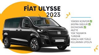 YENİ FİAT ULYSSE 2023 TURİZM VE AİLE OTOMOBİLİ İNCELEMESİ youtube tanıtım fiat [upl. by Punke]