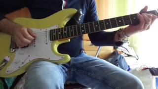 Dannate Nuvole  Guitar Solo by Giuseppe Mendolicchio [upl. by Naletak]