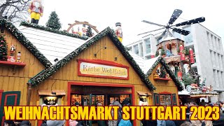 Weihnachtsmarkt Stuttgart 2023  Christmas Market Stuttgart Germany [upl. by Eillah]