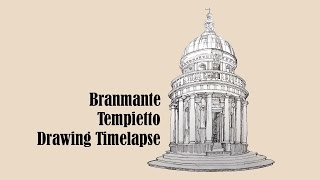 Architecture Sketch 005 Tempietto by Donato Bramante [upl. by Asile]