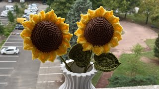 Tuto tournesol au crochet 🌻 [upl. by Kristin247]