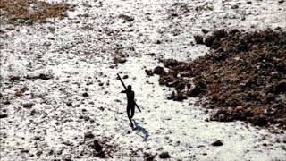 Rare footage captures Sentinelese tribe of Indian Ocean untouched for 55000 years [upl. by Ayerdna]