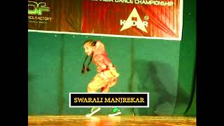 Swarali Manjrekar1st place Kadar dance championship 2  apsara aali choreo NIKHILS DANCE ACADEMY [upl. by Ylevol]