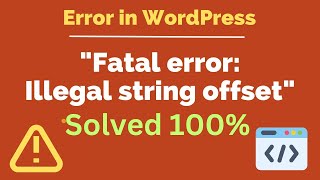 How to Fix the Uninitialized String Offset Error in WordPress [upl. by Sabrina615]