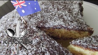 EASY LAMINGTON CAKE  VIDEO RECIPE [upl. by Airrej]