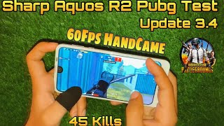 SharSharp Aquos R2 Pubg Test After New Update 34  Aquos r2 Handcam Pubg Review  60Fps Gameplay [upl. by Godderd]