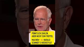 HARALD SCHMIDT PÜNKTLICH ZAHLEN ABER KEIN FAMILIENTROTTEL 💸 [upl. by Eeznyl]