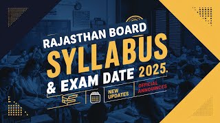 RBSE 2025 BOARD SYLLLABUS amp EXAM DATE ANNOUNCED  RBSE Class 12 amp 10 Syllabus 2025 [upl. by Ainel]