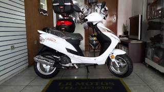 LR Motos  Vende Shineray Escooter Branca de 50Cc XY50Q2 Ano 1415 0 KM [upl. by Arihppas707]