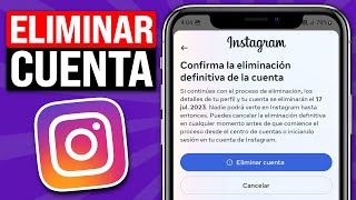 Como ELIMINAR CUENTA de INSTAGRAM para SIEMPRE 2024 [upl. by Noislla]