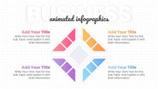 PowerPoint 4 Elements Infographic Template [upl. by Leakcim]