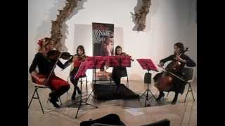 Quartetto darchi femminile Dammen Quartet in Concerto  quotIl Cignoquot  Camille SaintSaëns [upl. by Hutt619]