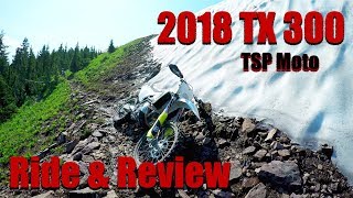 2018 Husqvarna TX 300 Ride amp Review [upl. by Lora]