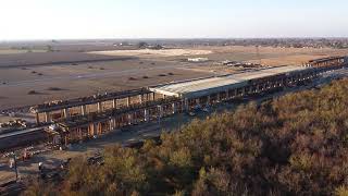 California High Speed Rail Construction Wasco Viaduct [upl. by Ronna]