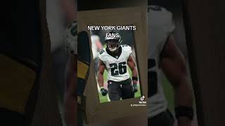 NEW YORK GIANTS FAN football nfl giantsnation newyorkgiants nflmeme philadelphiaeagles shorts [upl. by Ydolem]