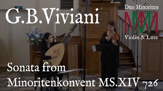 GBViviani  Sonata from Minoritenkonvent MSXIV 726 [upl. by Ecidna]