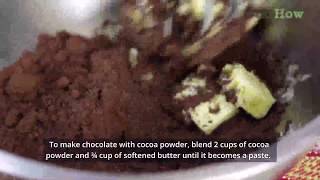 How to Make Chocolate With Cocoa Powder [upl. by Hike918]