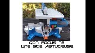 Cyrob QDN 72 Focus  Un scie astucieuse onglettable [upl. by Euqininod224]