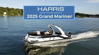 Luxury Pontoon  2025 Grand Mariner Tritoon  Harris Pontoon Boats [upl. by Ackley]