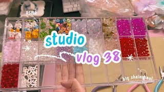 ⋆ ˚｡⋆୨୧˚ STUDIO VLOG 38 big SHEINOFFICIAL haul ASMR [upl. by Becht327]