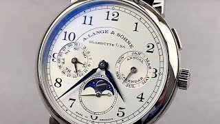 A Lange amp Sohne 1815 Annual Calendar 238026 A Lange amp Sohne Watch Review [upl. by Noli]