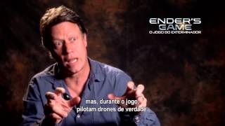 Enders Game O Jogo do Exterminador  Gavin Hood e cenas inéditas [upl. by Wystand]