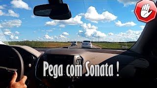 Novo Cruze 14T  Peguinha com o Sonata [upl. by Lamee382]