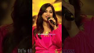 Shreya ghoshal singing quotAngaroquot song live shreyaghoshal superdancer4 cute [upl. by Clough]