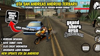 TUTORIAL LENGKAP GTA SA YANG RINGAN BUAT HP ANDROID ORIGINAL VERISON  GTA SAN ANDREAS [upl. by Mcmillan]