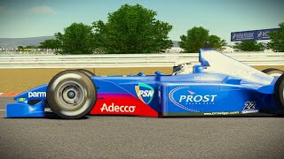 Assetto Corsa F1 2001 Prost AP04 at Paul Ricard 88 J Alesi hotlap [upl. by Haduhey]