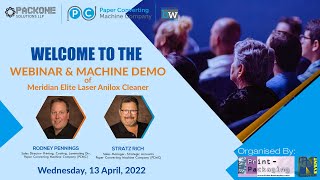 Meridian Elite Laser Anilox Cleaner Webinar and Machine Demo [upl. by Nevaed130]