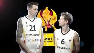 DBBTV EMTicketverkauf mit Daniel Theis und Per Günther [upl. by Atiuqrehs]